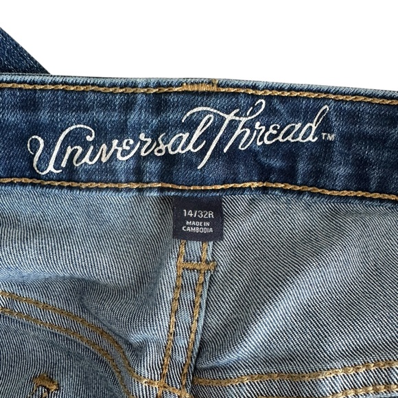 Universal Thread Blue Skinny Jeans Sz 14 - Picture 4 of 7